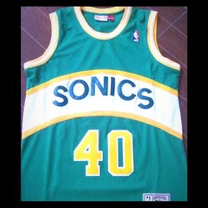 Supersonics Shawn Kemp #40 jersey authentic
